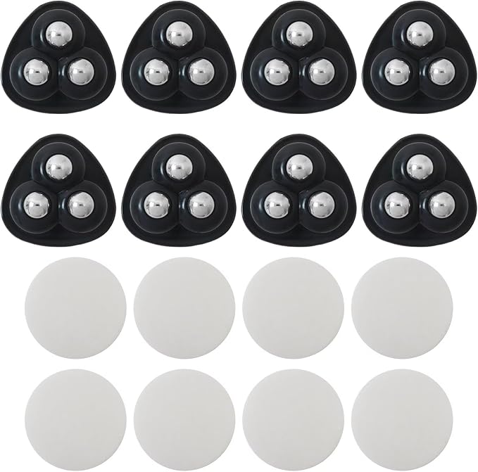 Homesweet Heavy-Duty Appliance Casters 8-Pack – 360° Rotating Furniture Sliders by Homesweet