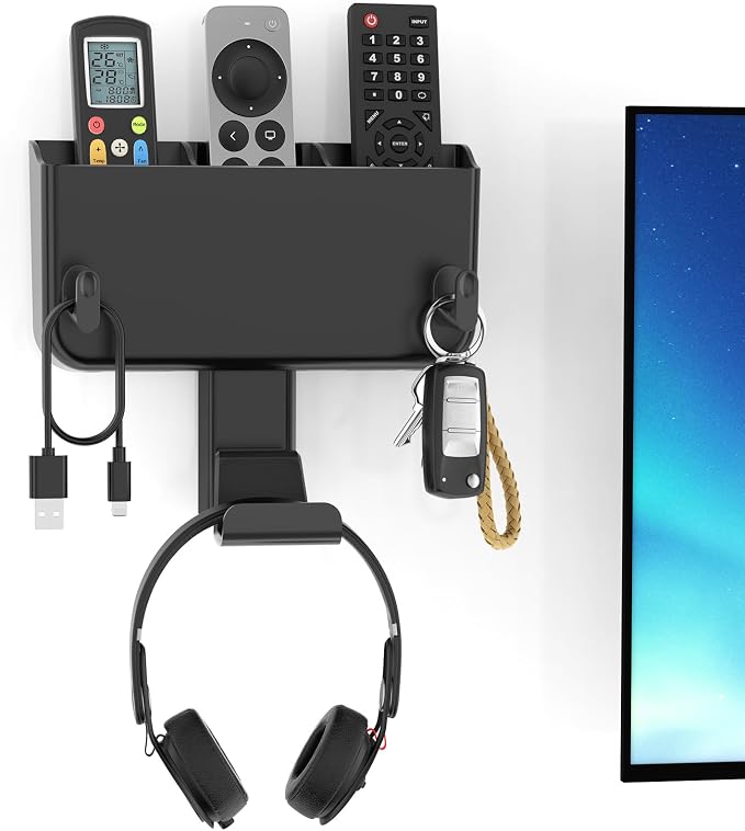 Kytok Adhesive Remote Control Holder Wall Mount by Kytok