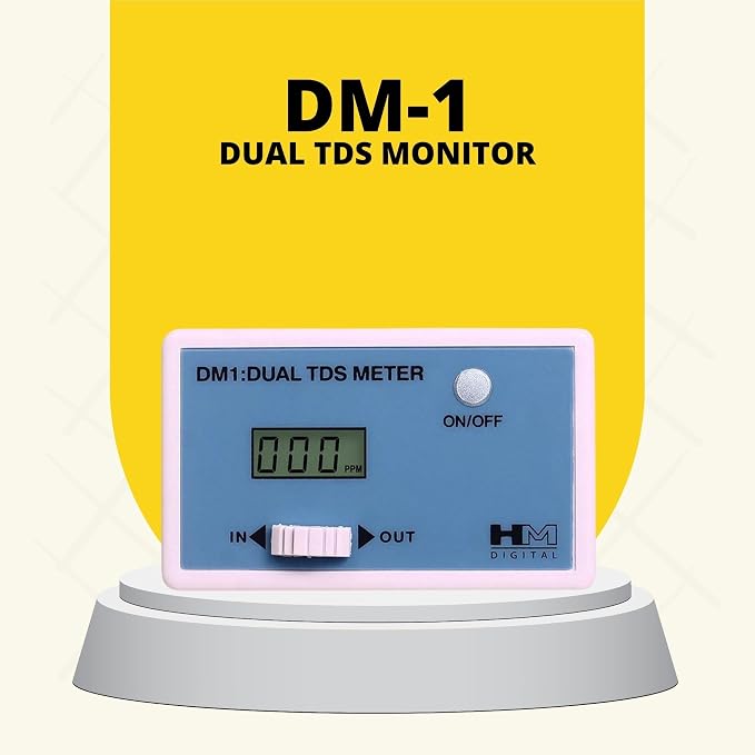 HM Digital DM-1 In-Line Dual TDS Monitor, 0-9990 ppm Range, +/- 2% Readout - Image 2