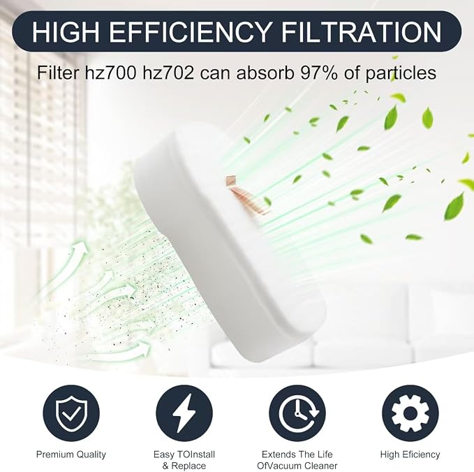 HZ700 Replacement filter for shark PowerFins HairPro Odor Vacuum HZ702 HZ700 - Image 4