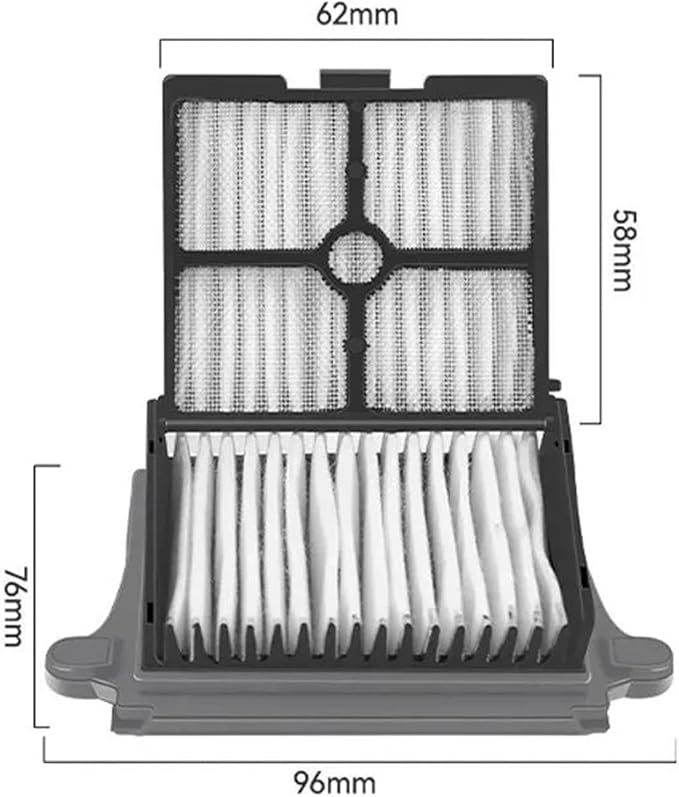 Wet and Dry Vacuum Cleaner Roller Brushes & Filters, Compatible - Image 4