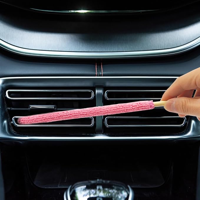 12 PCS Microfiber Detail Duster Sticks, Mini Duster Crevice Cleaning Tool - Image 6
