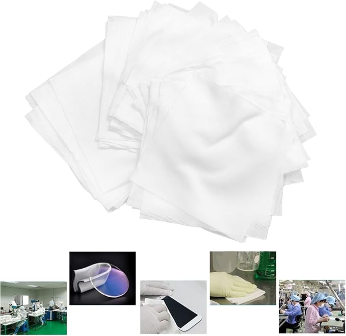 Cleanroom Wiper Cloth Polyester Fiber Wipes Ultra Fine Texture Strong - Image 7