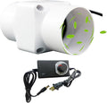 2“ Inline Duct Fan 12V 22 Cfm HVAC Quiet Exhaust Blower Small Ventilation Fan by Unknown