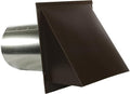 FAMCO Galvanized Steel Hooded Wall Vent by FAMCO