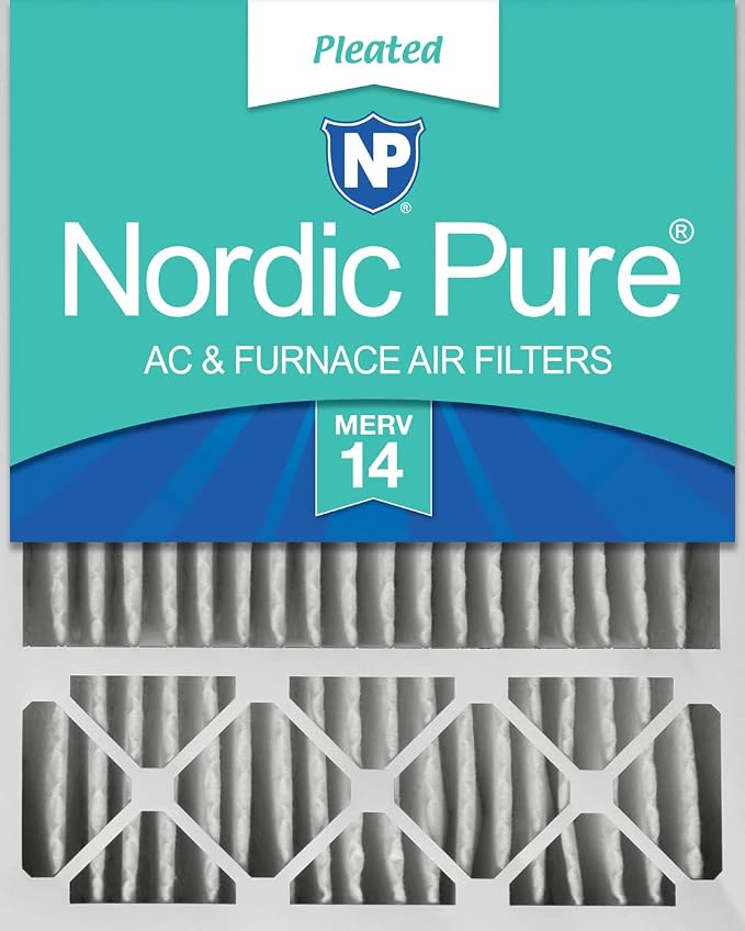 Nordic Pure 16x25x5 Honeywell/Lennox Replacement MERV 14 Air Filter 1 Pack | by NordicPure