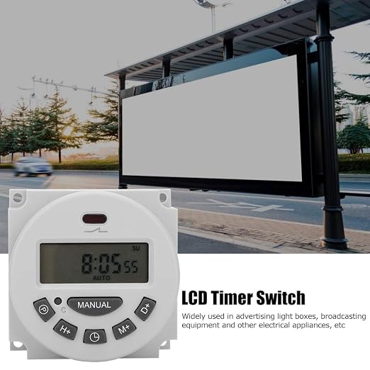 Digital Time Switch CN101A Energy Efficient LCD Programmable Timer Relay Switch - Image 5