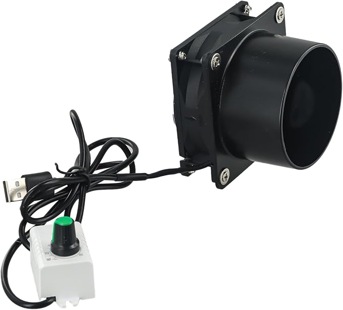 Smoke Absorber Fume Extractor Fan USB Adjustable Solder Pipe Duct Exhuast Fan - Image 9