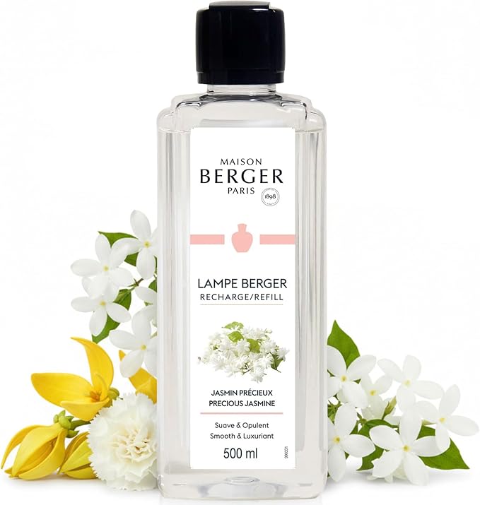 MAISON BERGER Lampe Berger Refill, 500 ml, Precious Jasmine | Catalytic Lamp by MAISONBERGER