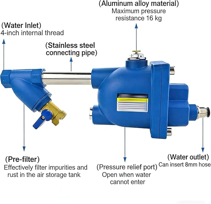 Zero Air Loss Automatic Drain Valve, 1/2" Npt Auto Drain Valve - Image 5