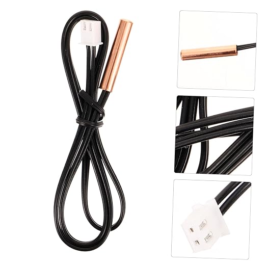 CHILDWEET Air Conditioner Temperature Sensor 10K Thermistor Probe Copper Head - Image 3