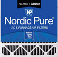 Nordic Pure 20x20x5 Honeywell Replacement Furnace Filters MERV 12 Plus Carbon 1 by NordicPure