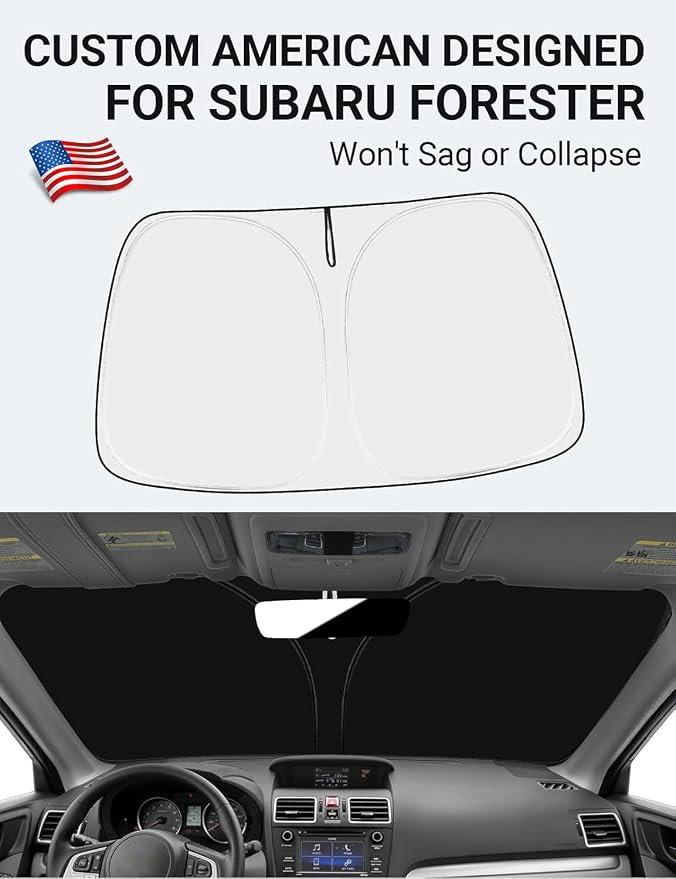 Proadsy 2026 Upgrade Front Windshield Sun Shade Foldable Sunshade Protector - Image 2