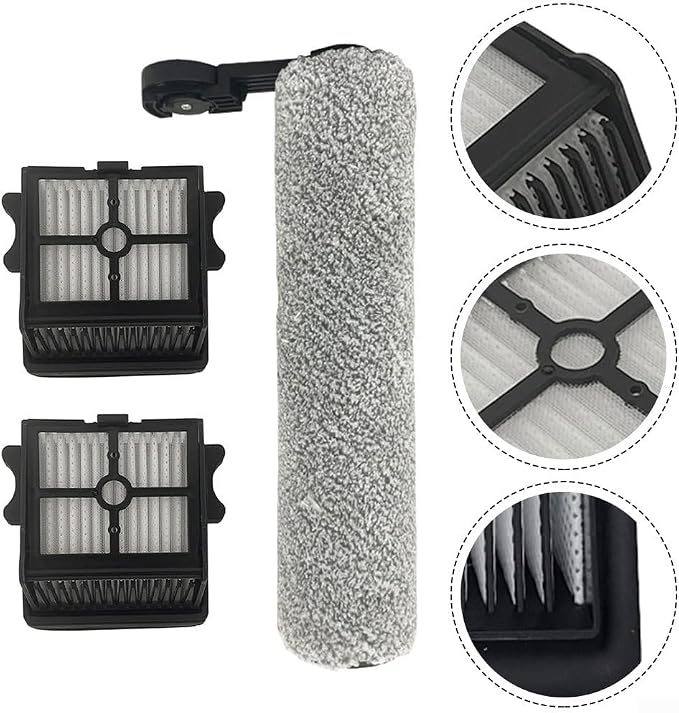 Roller Brush Filters For MMX Avac S878W Smart Wet & Dry Cordless Floor Washer - Image 4