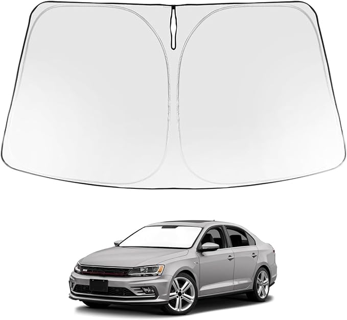 Proadsy 2026 Upgrade Windshield Sun Shade Custom Fit 2011-2018 VW Jetta by Proadsy