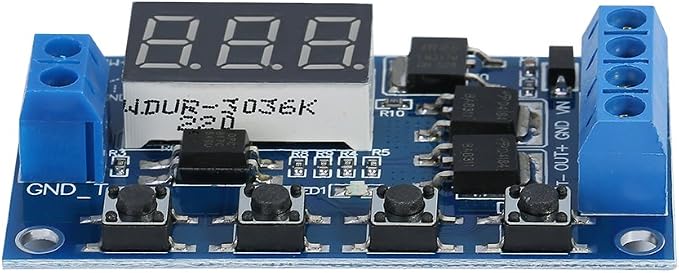 DC Timer Module, Timer Switch Module, Cycle Delay Timer Switch, Turn On/Off - Image 9