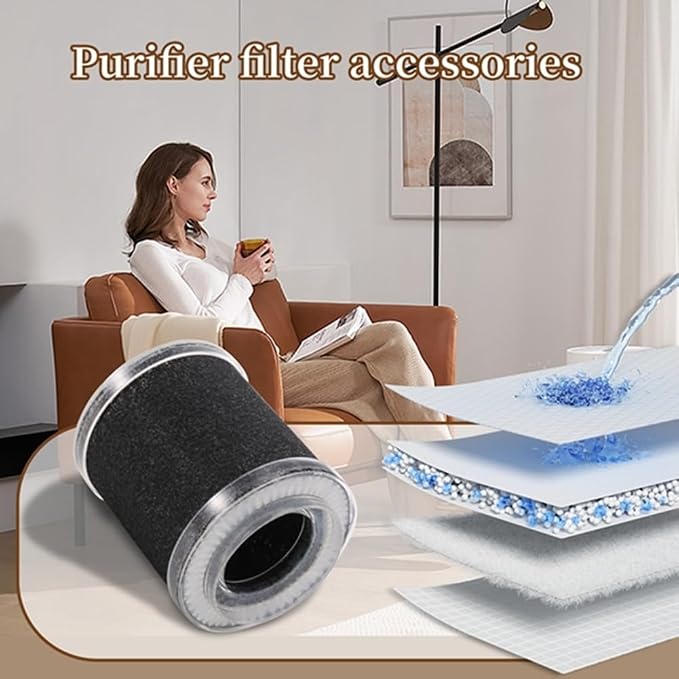 6PCS HEPA Replacement Filter Activated Carbon Filters - Image 4