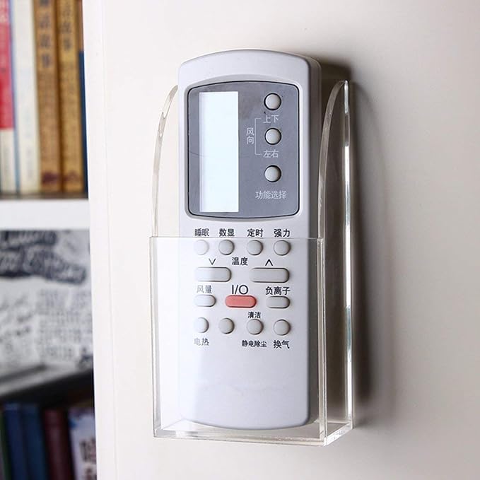 Remote Control Holder Organizer Wall Mount Acrylic Tidy - Image 2