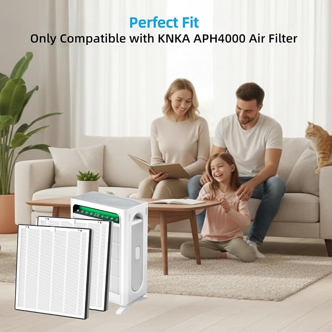 2 Pack APH4000 Replacement Filter Compatible - Image 2