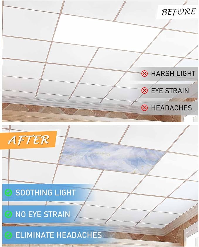 Yukro 4 Pack Fluorescent Light Covers - Image 3