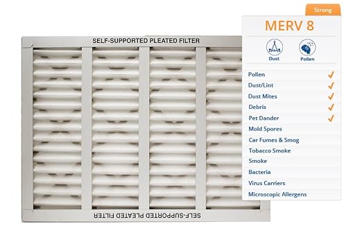 Sterling Seal SSI5251083340XCS Purolator Key Pleat Extended Surface Air filter - Image 2