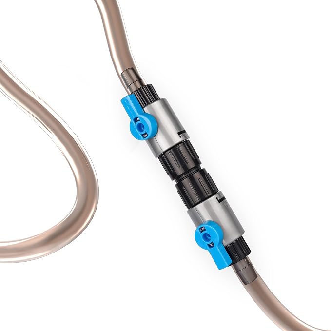 LANDEN Double Tab Connector for Aquarium, Canister Filter Hose Connector by Landen