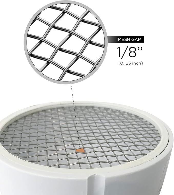 Raven R1508 Termination Cap Vent Cover Mesh Screen, Round Furnace PVC Pipe - Image 8