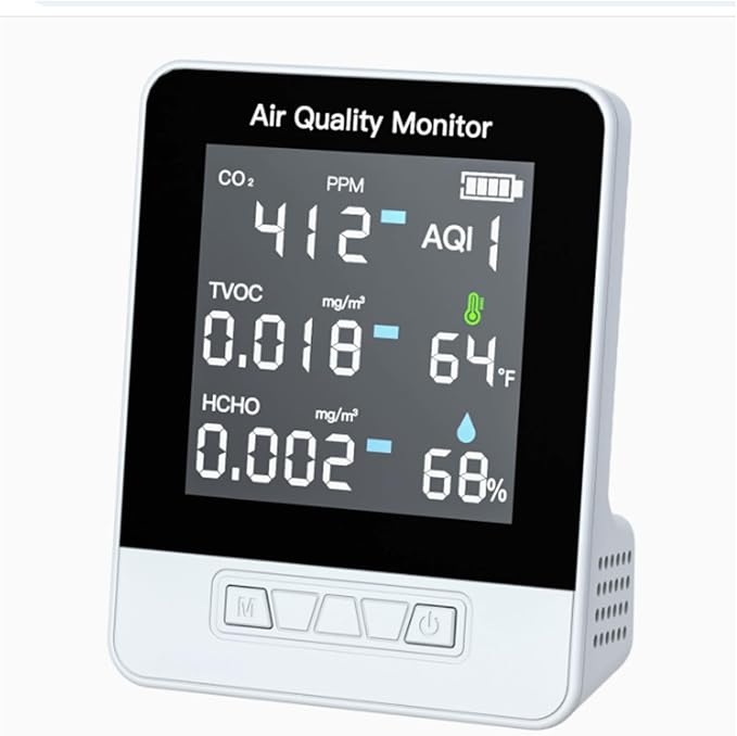 Mingzhe Air Quality Monitor CO2 Detector Indoor Air Quality Tester - Image 2