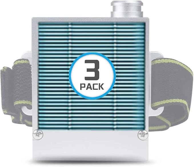 3 Pcs Replacement Filters for Airpro Rechargeable Electrical Air Purifying by 4WDKING