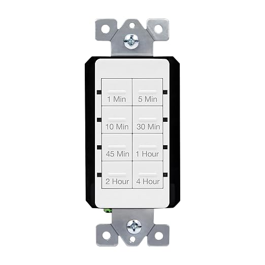 TOPGREENER Countdown Timer Switch, Bathroom Timer Switch by TOPGREENER