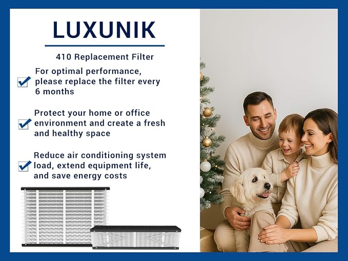 410 Replacement Air Filter, Nominal Size: 16x25x4, Actual Size: - Image 4