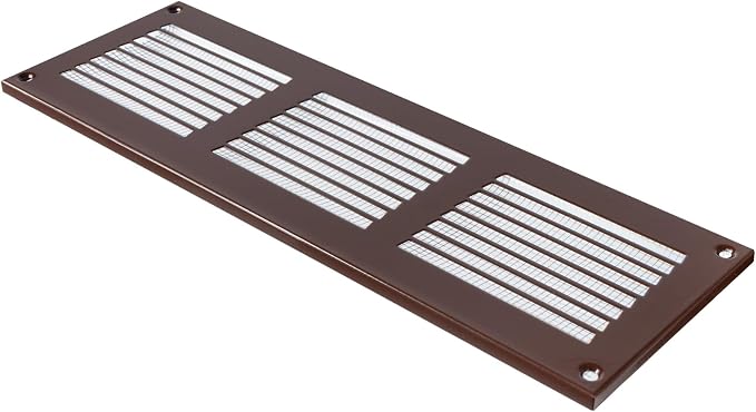 12 x 4 Inch Brown Air Register Cover Grille. Wall Register, Ceiling Register - Image 9
