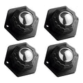 4 Pack Heavy-Duty Self-Adhesive Swivel Caster Wheels by WEITELAI