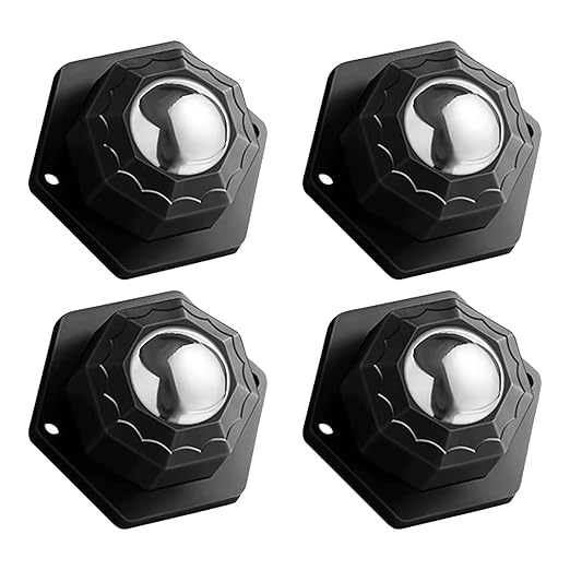 4 Pack Heavy-Duty Self-Adhesive Swivel Caster Wheels by WEITELAI