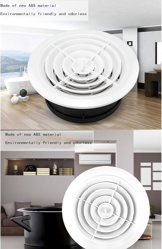 High-Efficiency and Energy-Saving ABS Exhaust System, Circular Air Outlet - Image 5