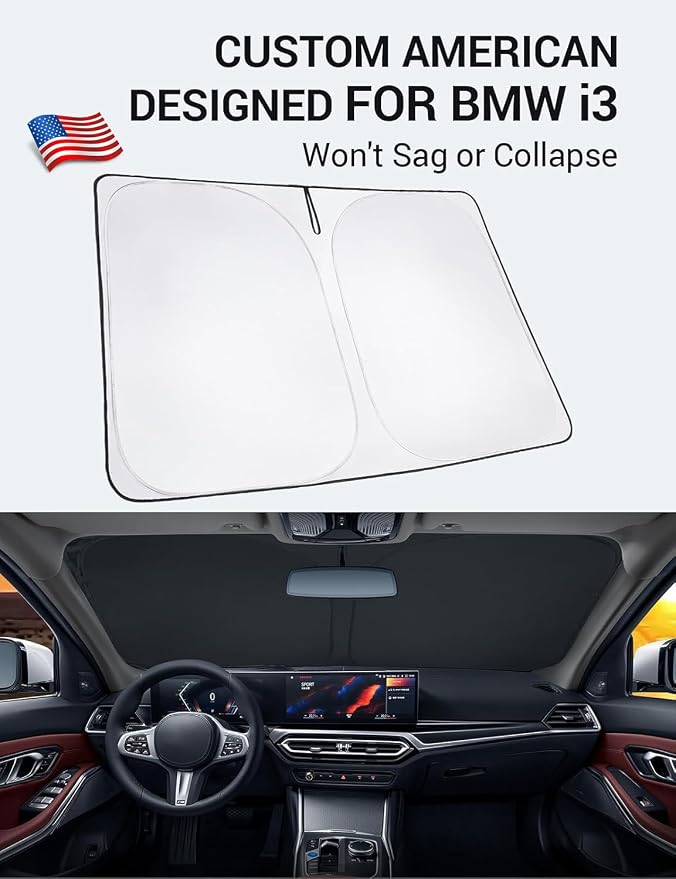 Proadsy 2026 Upgrade Front Windshield Sun Shade Foldable Sunshade Protector - Image 2