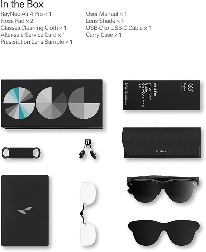 RayNeo Air 4 Pro AR/XR Glasses, HDR10 201" Virtual Display, 120Hz 3D Movie & - Image 15