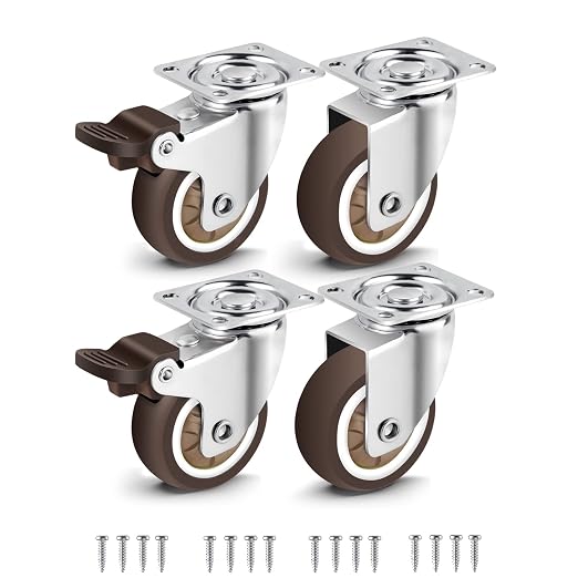 Nefish 2 Inch Swivel Caster Wheels by Nefish