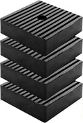 Bekith 4 Pack Anti Vibration Pads, Ribbed Rubber Vibration Isolation Pads by Bekith