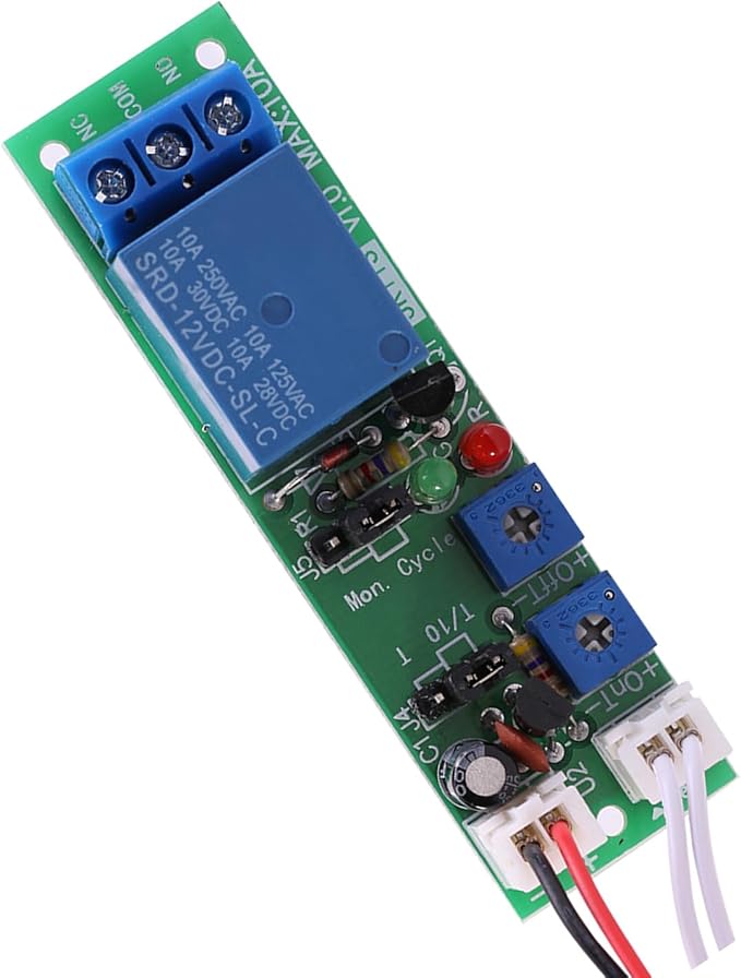 Timer Relay Module with Adjustable Time Range by Fesjoy