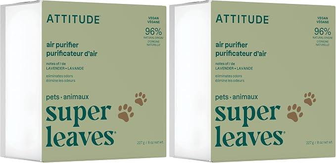 ATTITUDE Air Purifier with Activated Carbon Filter, Plant- and Mineral-Based by ATTITUDE