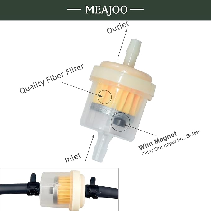 10PCS 3/16" 5mm-6mm Gas Inline Fuel Filter, - Image 3