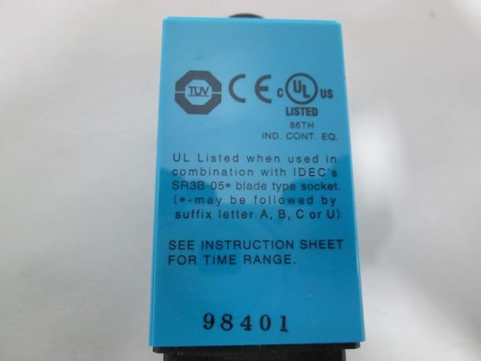New IDEC RTE-B1AF20 Electronic Timer 100-240V-AC 0-1MIN D247216 - Image 6