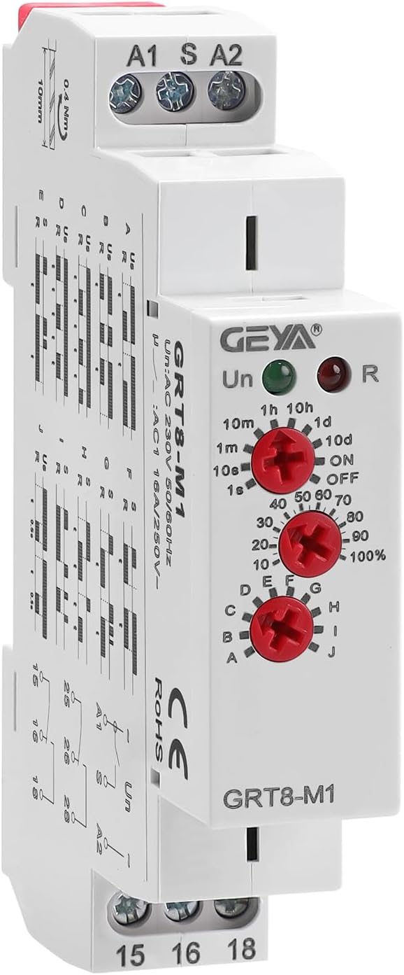 16A Multifunction Time Relay by GAEYAELE
