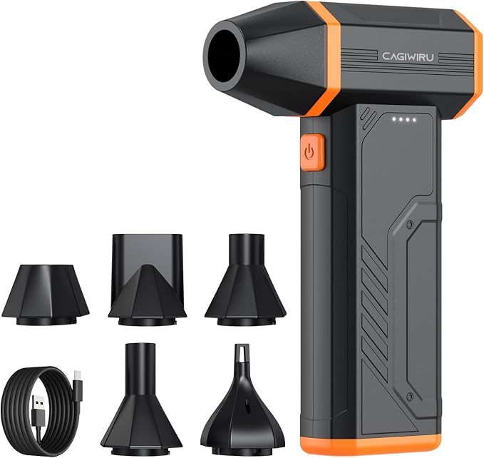 Compressed Air Duster, 110000RPM Super Power Cordless Electric Air Duster by CAGIWIRU