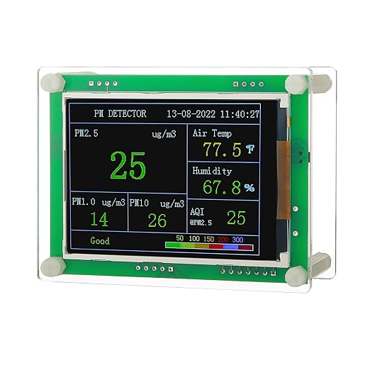 Air Quality Monitor pm2.5 pm10 pm1.0 Detector Indoor air Quality Monitor by HOTKREM