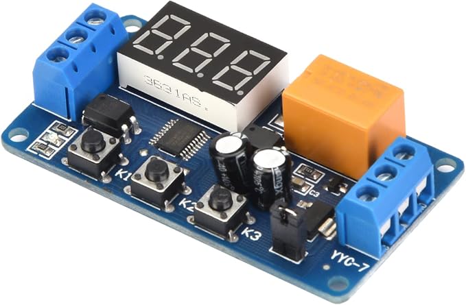Adjustable Timer Module Time Delay Switch Module 3V 3.7V 4.5V 5V 6V 7.4V Cycle - Image 2