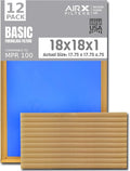 18x18x1 Air Filter Comparable to MPR 100 Basic Economy Furnace Filters by AIRXFILTERSWICKEDCLEANAIR