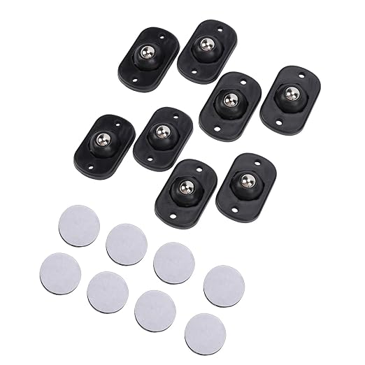 FTVOGUE 8 Pcs Self Adhesive Caster Wheels Appliance Roller Furniture Casters - Image 2