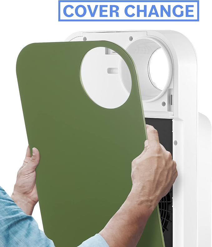 OVAL AIR AIR1000E-COVER Custom Air Purifier Face Cover, 24.4" x 13.7" x 1.38" - Image 2